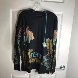 True Love & False Idols Long Sleeve T-Shirt Black Street NEW ~ Size L